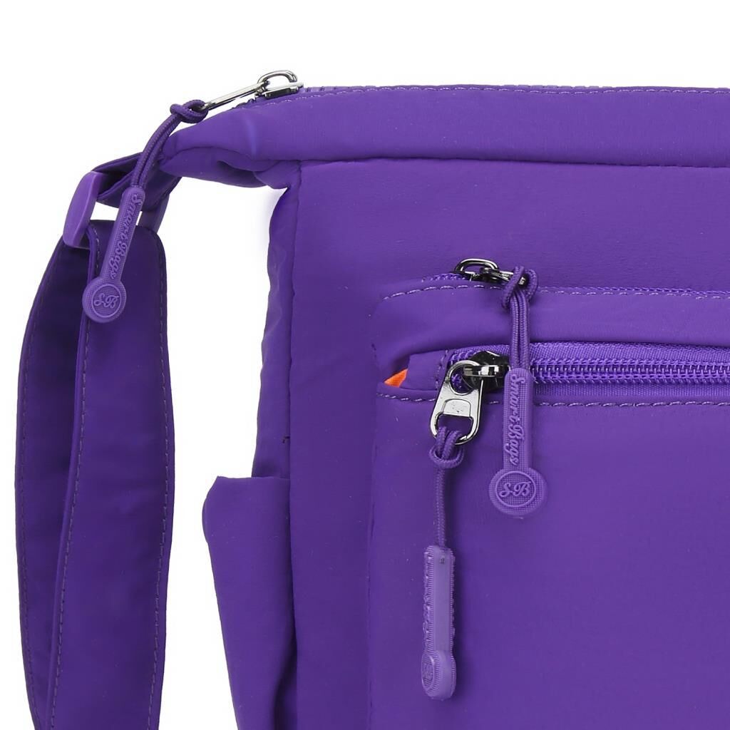 Smart Bags Mikro Poly Kumaş Postacı Kadın Çantası 3146 Mor