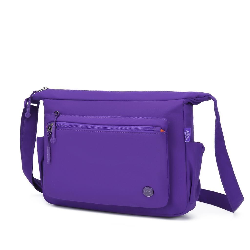 Smart Bags Mikro Poly Kumaş Postacı Kadın Çantası 3146 Mor