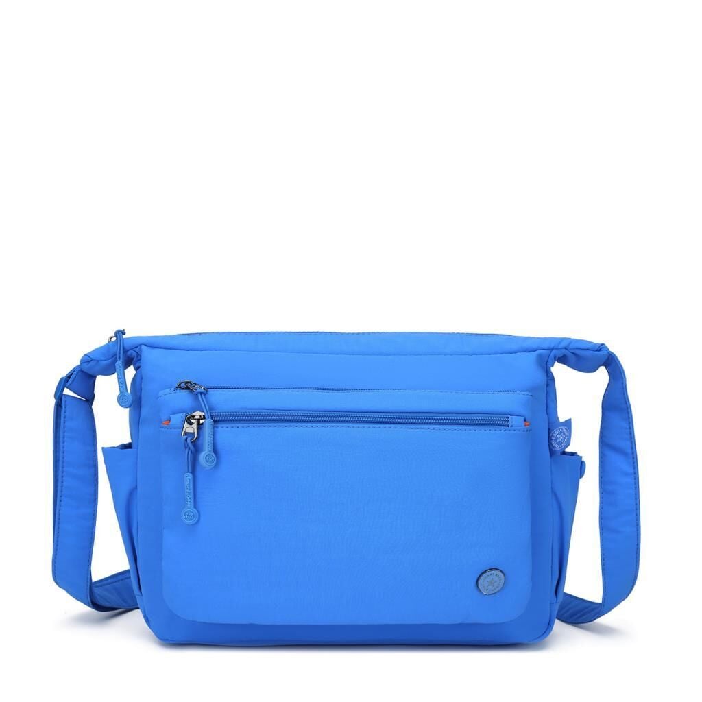 Smart Bags Mikro Poly Kumaş Postacı Kadın Çantası 3146 Mavi