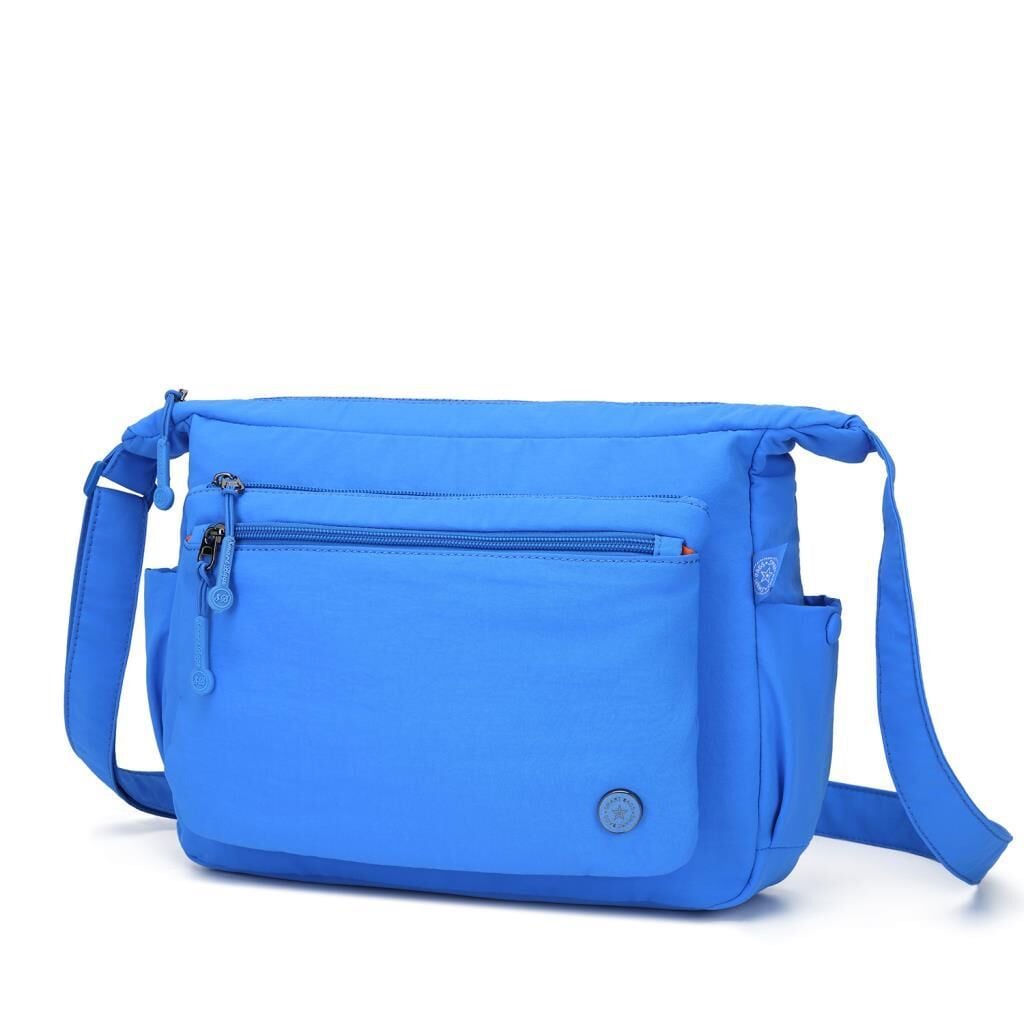 Smart Bags Mikro Poly Kumaş Postacı Kadın Çantası 3146 Mavi