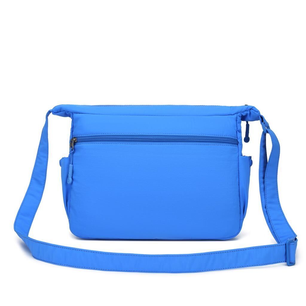 Smart Bags Mikro Poly Kumaş Postacı Kadın Çantası 3146 Mavi