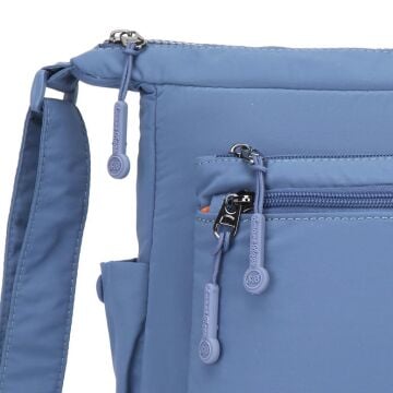 Smart Bags Mikro Poly Kumaş Postacı Kadın Çantası 3146 J.Mavi