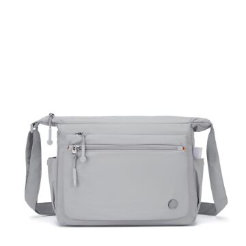 Smart Bags Mikro Poly Kumaş Postacı Kadın Çantası 3146 Gri