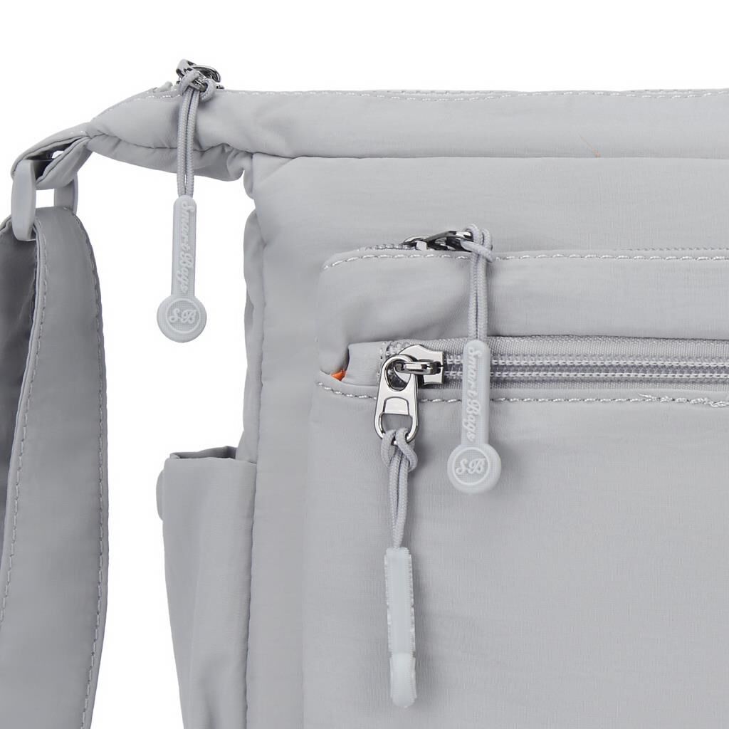 Smart Bags Mikro Poly Kumaş Postacı Kadın Çantası 3146 Gri