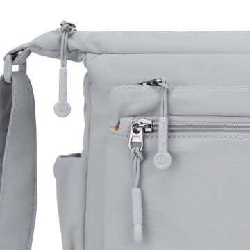 Smart Bags Mikro Poly Kumaş Postacı Kadın Çantası 3146 Gri