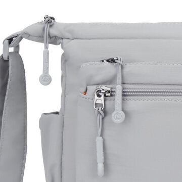 Smart Bags Mikro Poly Kumaş Postacı Kadın Çantası 3146 Gri