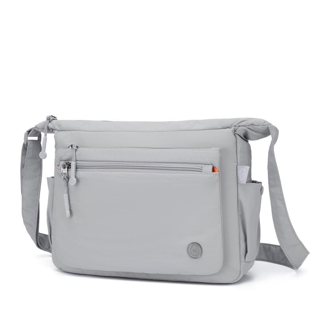 Smart Bags Mikro Poly Kumaş Postacı Kadın Çantası 3146 Gri