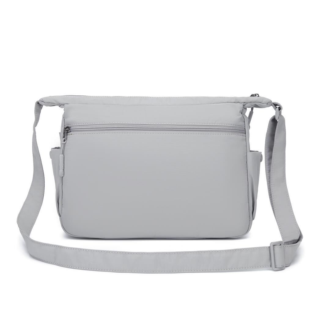 Smart Bags Mikro Poly Kumaş Postacı Kadın Çantası 3146 Gri