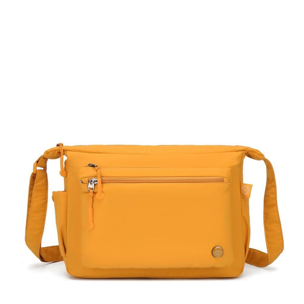 Smart Bags Mikro Poly Kumaş Postacı Kadın Çantası 3146 Hardal