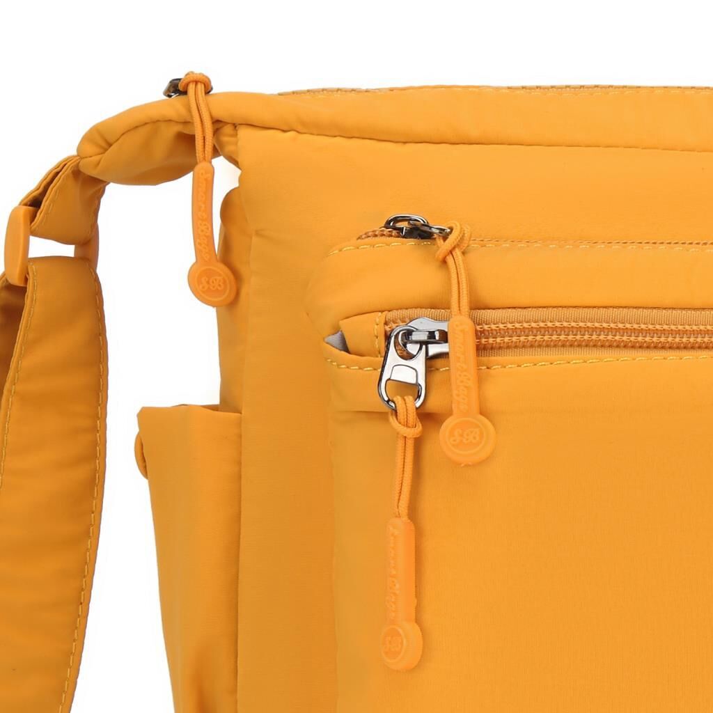 Smart Bags Mikro Poly Kumaş Postacı Kadın Çantası 3146 Hardal