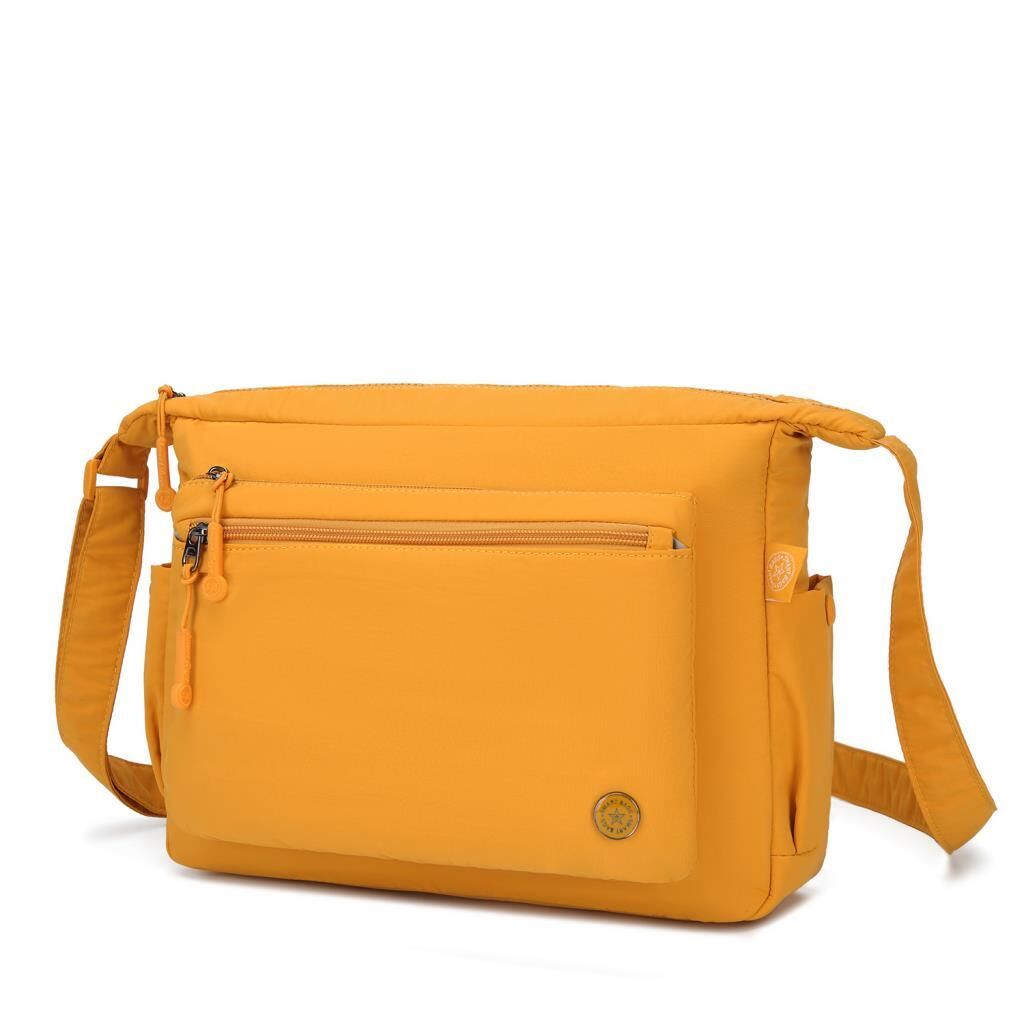 Smart Bags Mikro Poly Kumaş Postacı Kadın Çantası 3146 Hardal