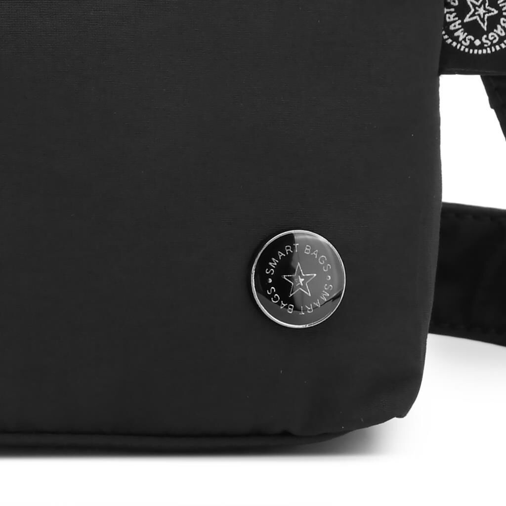 Smart Bags Mikro Poly Kumaş Postacı Kadın Çantası 3333 Siyah