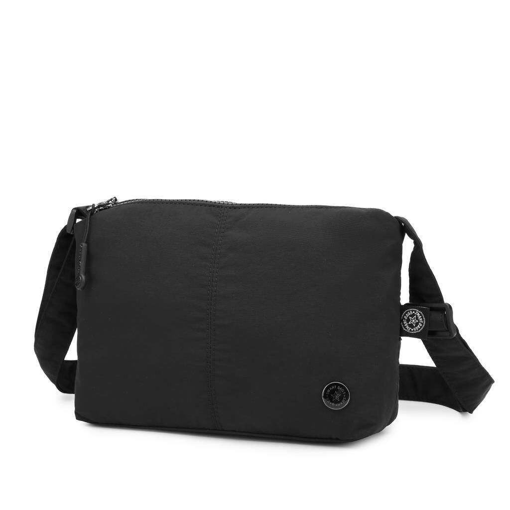 Smart Bags Mikro Poly Kumaş Postacı Kadın Çantası 3333 Siyah