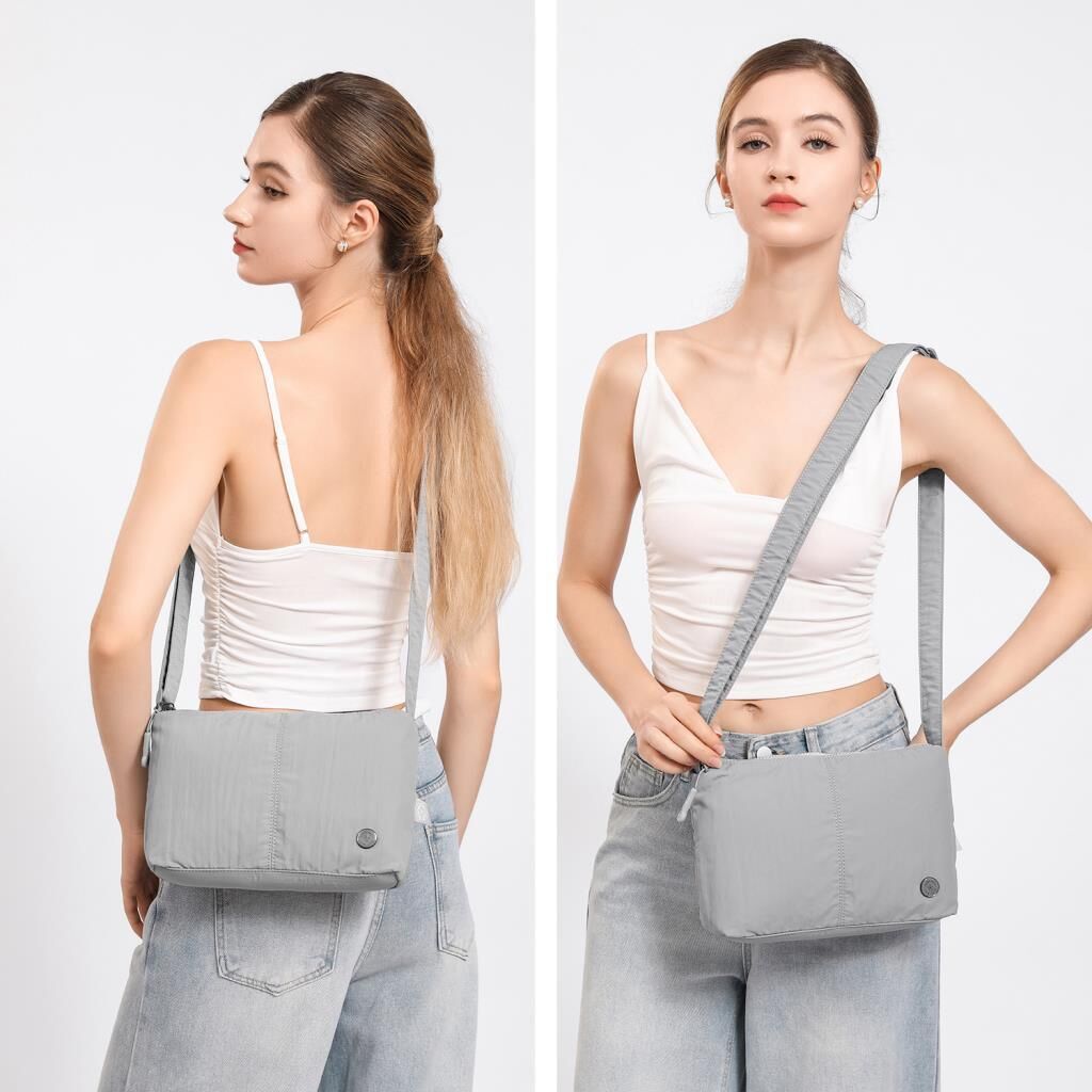 Smart Bags Mikro Poly Kumaş Postacı Kadın Çantası 3333 Siyah