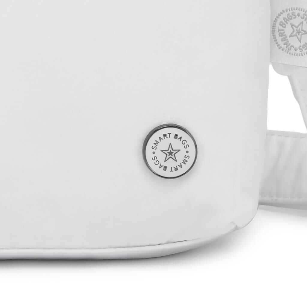 Smart Bags Mikro Poly Kumaş Postacı Kadın Çantası 3333 Beyaz