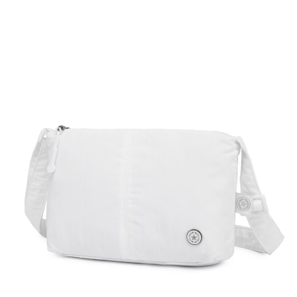 Smart Bags Mikro Poly Kumaş Postacı Kadın Çantası 3333 Beyaz