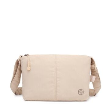 Smart Bags Mikro Poly Kumaş Postacı Kadın Çantası 3333 Bej