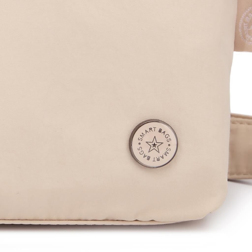 Smart Bags Mikro Poly Kumaş Postacı Kadın Çantası 3333 Bej