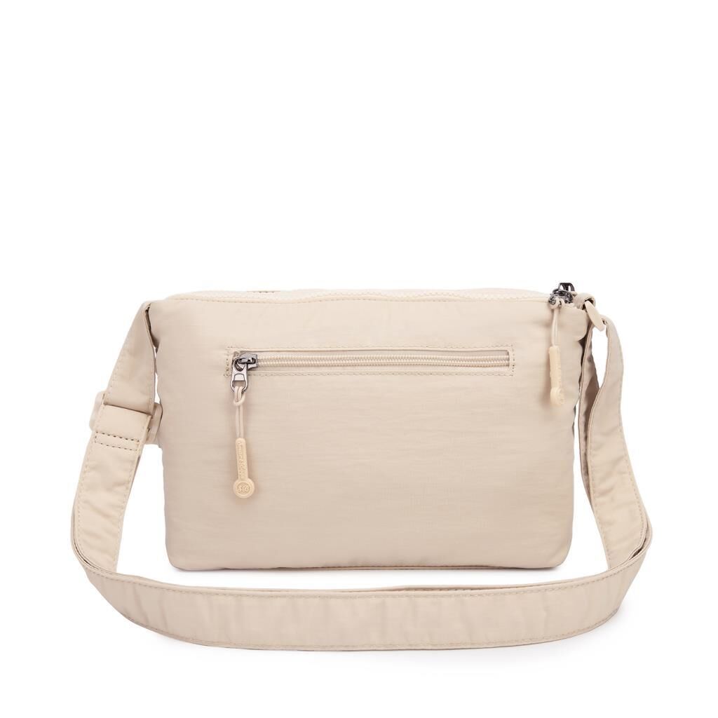 Smart Bags Mikro Poly Kumaş Postacı Kadın Çantası 3333 Bej