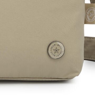 Smart Bags Mikro Poly Kumaş Postacı Kadın Çantası 3333 Vizon