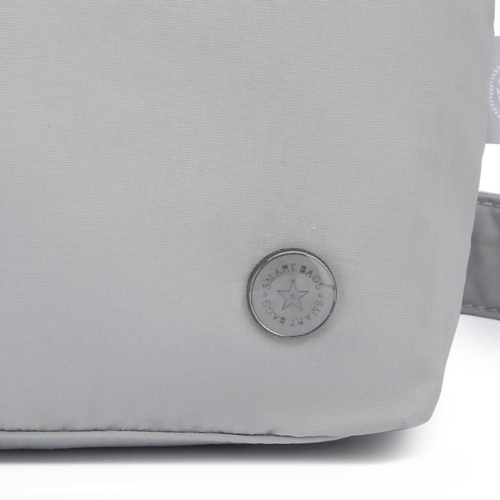 Smart Bags Mikro Poly Kumaş Postacı Kadın Çantası 3333 Gri