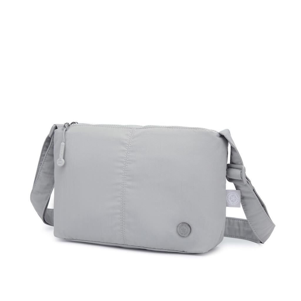 Smart Bags Mikro Poly Kumaş Postacı Kadın Çantası 3333 Gri