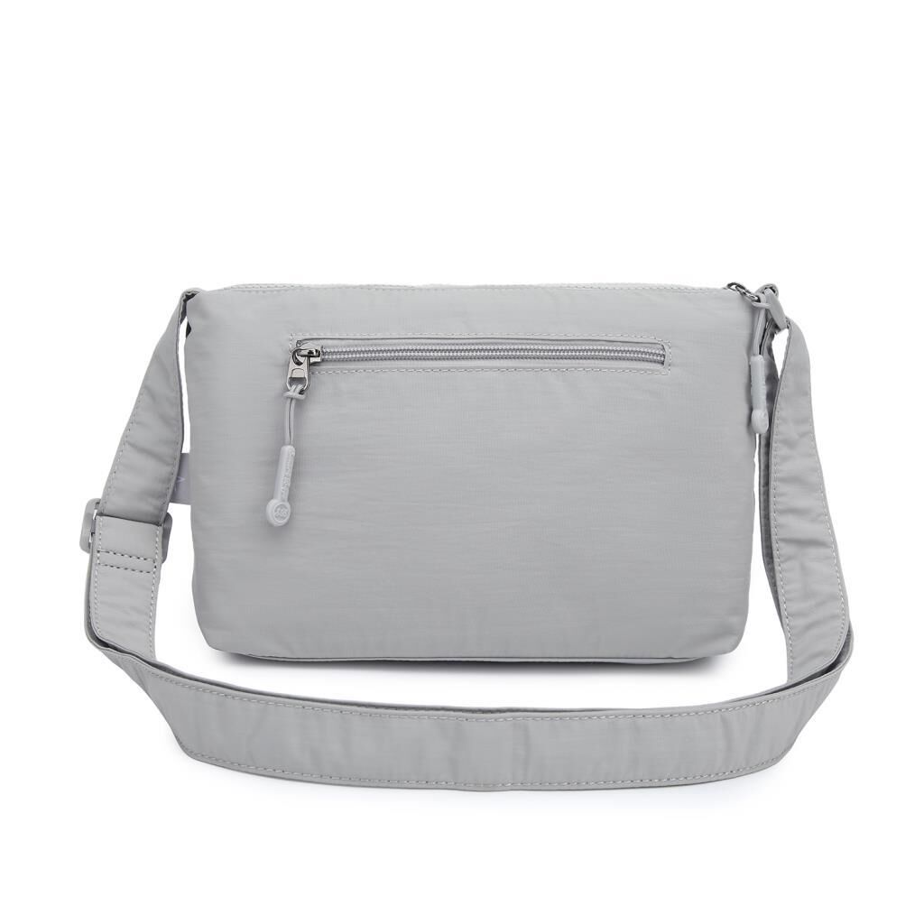 Smart Bags Mikro Poly Kumaş Postacı Kadın Çantası 3333 Gri