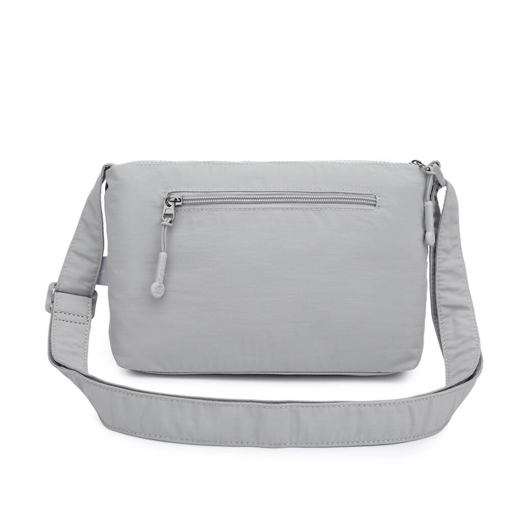Smart Bags Mikro Poly Kumaş Postacı Kadın Çantası 3333 Gri