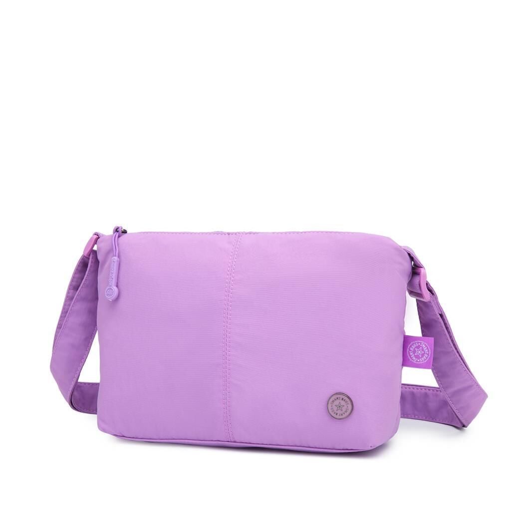 Smart Bags Mikro Poly Kumaş Postacı Kadın Çantası 3333 Lila