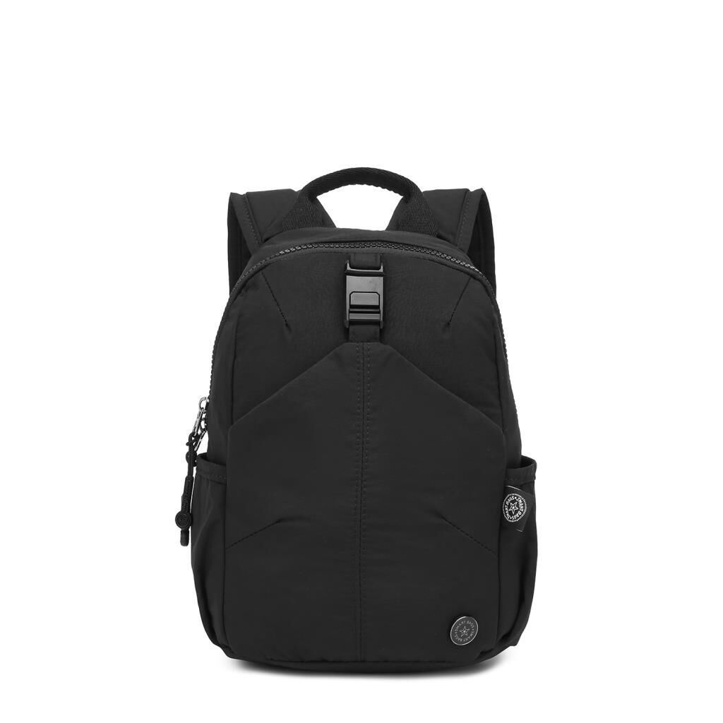 Smart Bags Mikro Poly Kumaş Küçük Boy Kadın Sırt Çantası 3334 Siyah