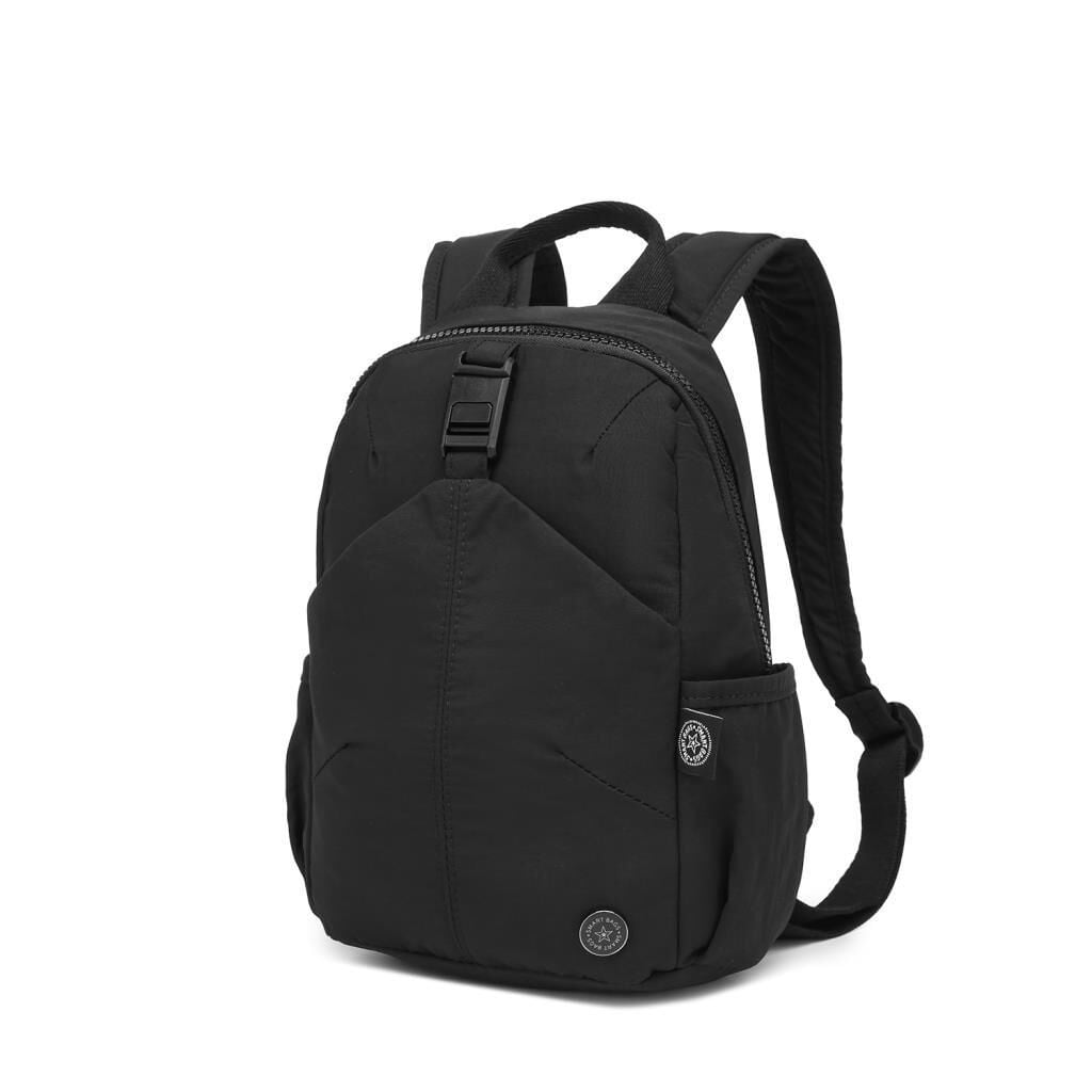 Smart Bags Mikro Poly Kumaş Küçük Boy Kadın Sırt Çantası 3334 Siyah