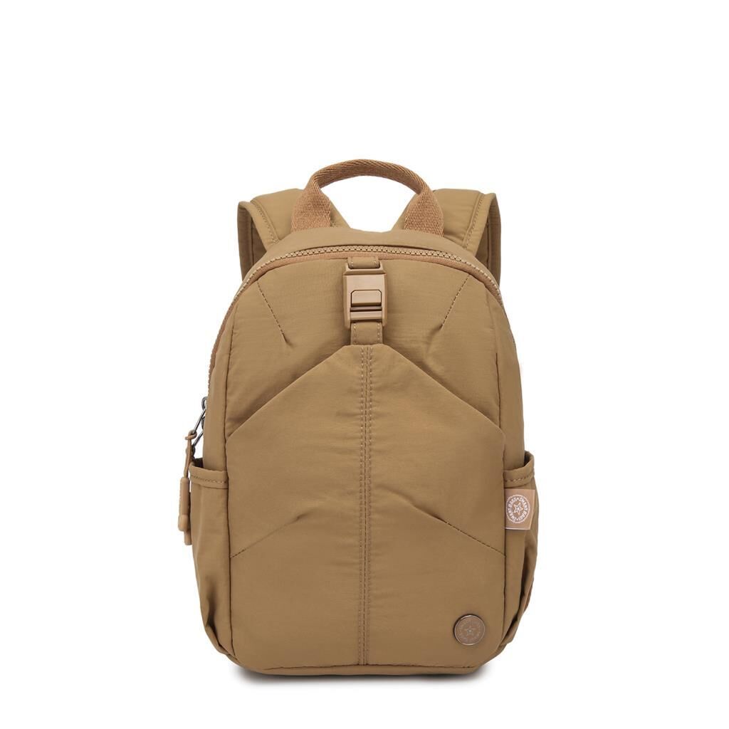 Smart Bags Mikro Poly Kumaş Küçük Boy Kadın Sırt Çantası 3334 A.Kahve
