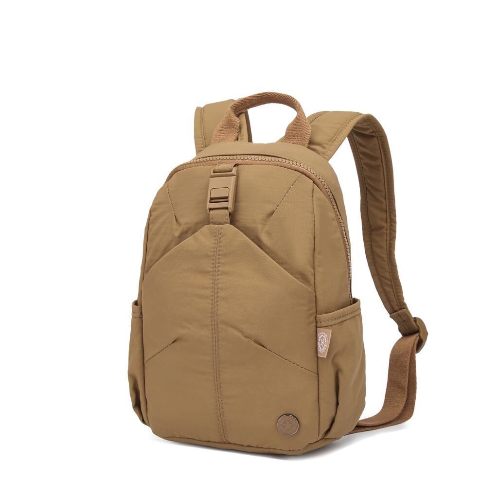 Smart Bags Mikro Poly Kumaş Küçük Boy Kadın Sırt Çantası 3334 A.Kahve