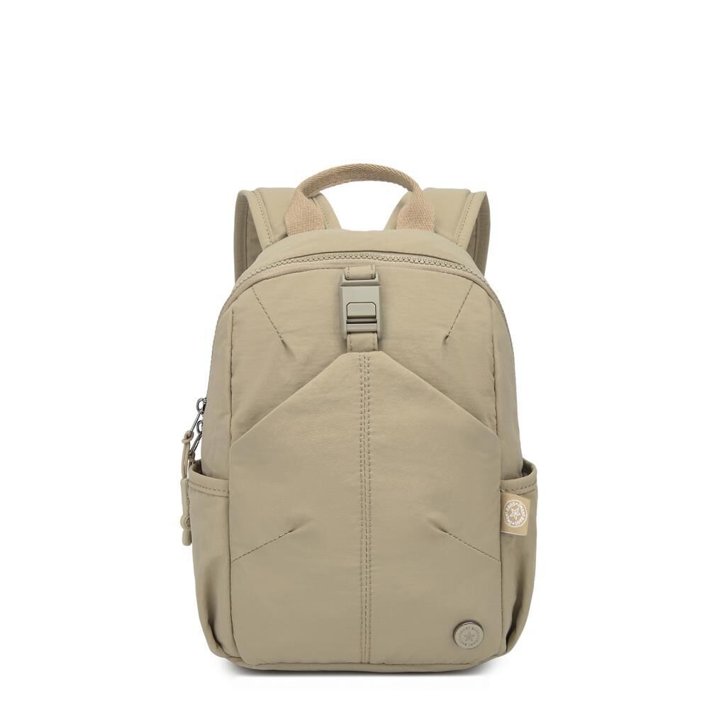 Smart Bags Mikro Poly Kumaş Küçük Boy Kadın Sırt Çantası 3334 Vizon