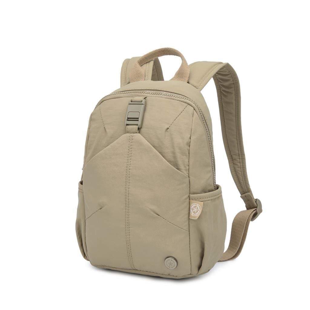 Smart Bags Mikro Poly Kumaş Küçük Boy Kadın Sırt Çantası 3334 Vizon