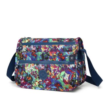 1128 Krinkıl Kumaş Bayan Postacı Omuz Çantası Smart Bags Petunia