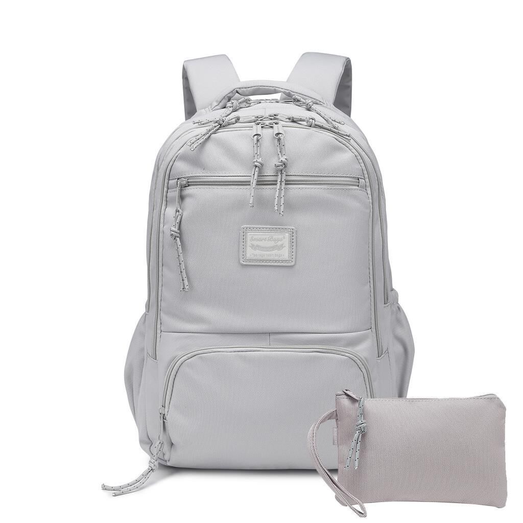 Smart Bags Sırt Çantası Okul Boyu Kalem Kutusu Hediyeli 3196 A.Gri