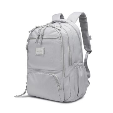 Smart Bags Sırt Çantası Okul Boyu Kalem Kutusu Hediyeli 3196 A.Gri