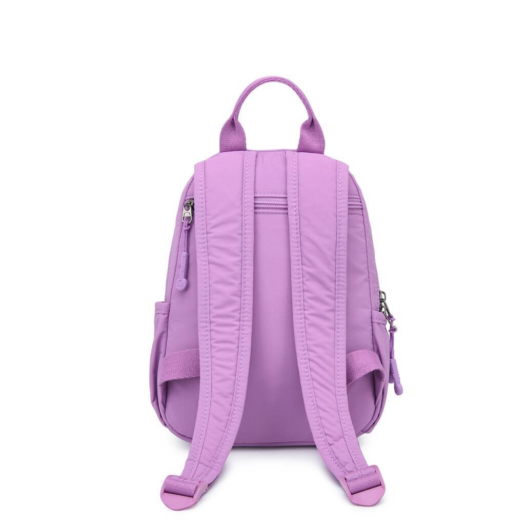 Smart Bags Mikro Poly Kumaş Küçük Boy Kadın Sırt Çantası 3334 Lila