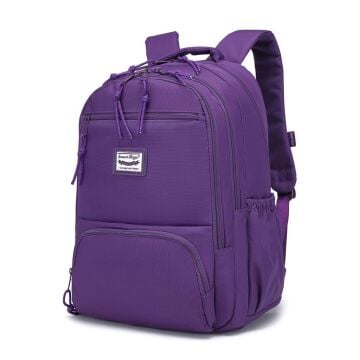 Smart Bags Sırt Çantası Okul Boyu Kalem Kutusu Hediyeli 3196 Mor