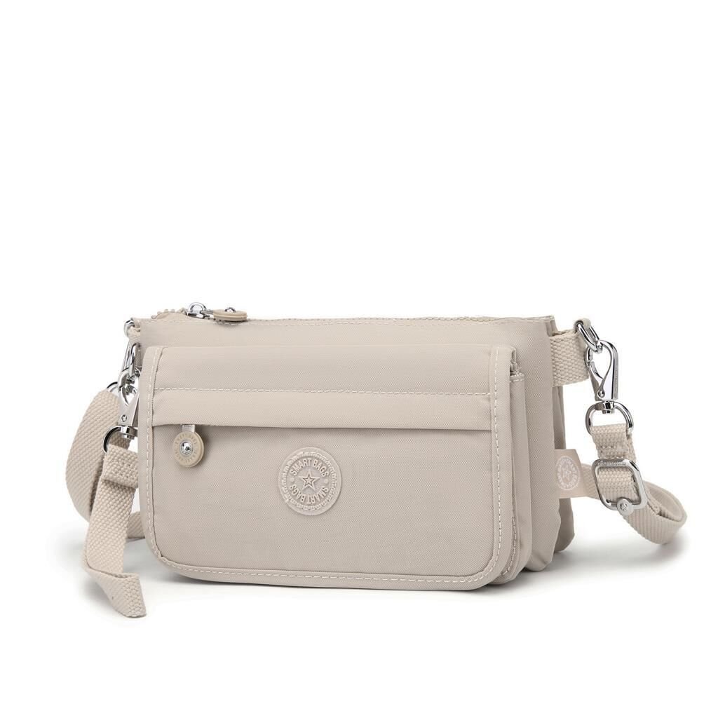 Minik Boy Krinkıl Kumaş Kadın Postacı Çantası Smart Bags 1191