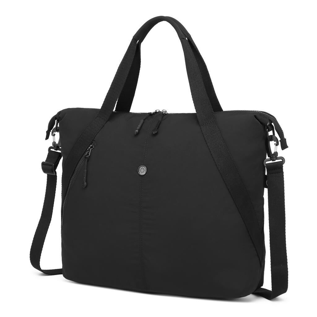 Smart Bags Mikro Poly Kumaş Büyük Boy Kadın Omuz Çantası 3335 Siyah