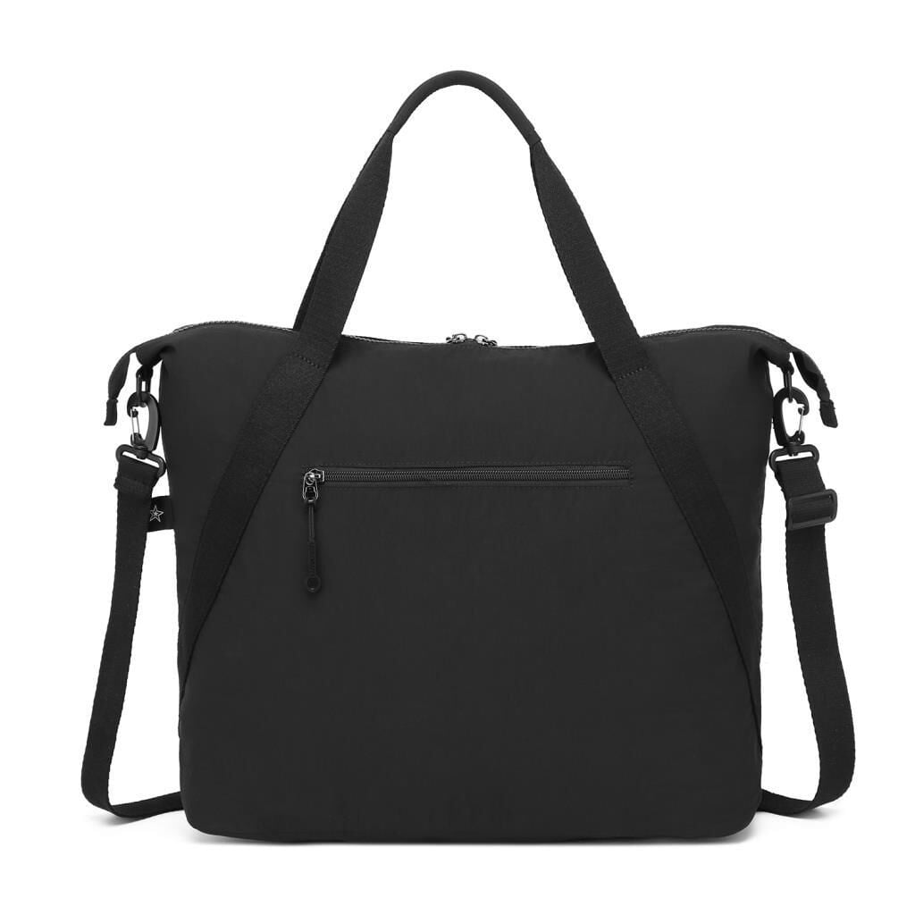 Smart Bags Mikro Poly Kumaş Büyük Boy Kadın Omuz Çantası 3335 Siyah