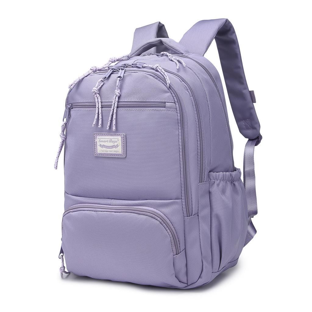 Smart Bags Sırt Çantası Okul Boyu Kalem Kutusu Hediyeli 3196 Eflatun