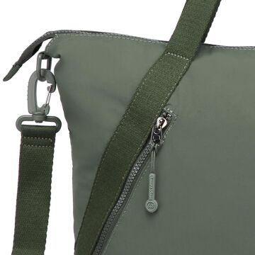 Smart Bags Mikro Poly Kumaş Büyük Boy Kadın Omuz Çantası 3335 Haki