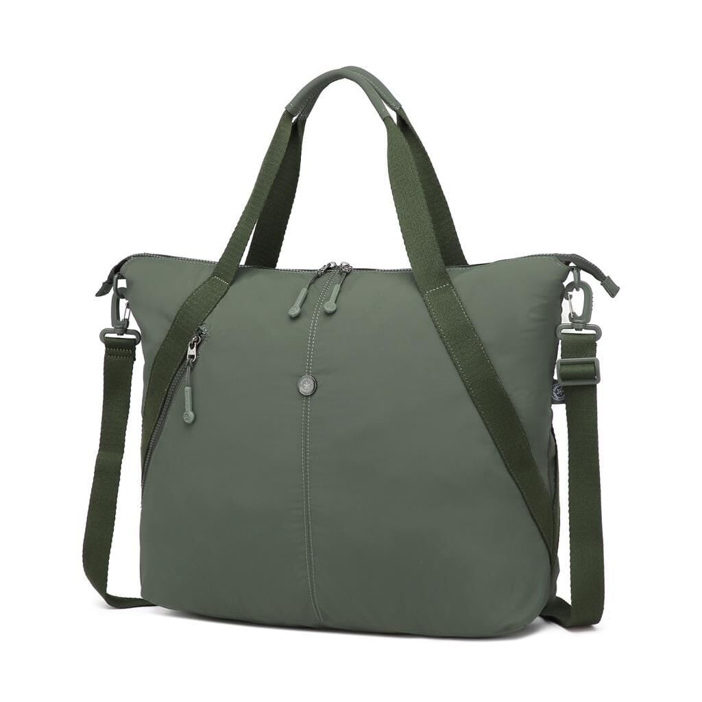 Smart Bags Mikro Poly Kumaş Büyük Boy Kadın Omuz Çantası 3335 Haki