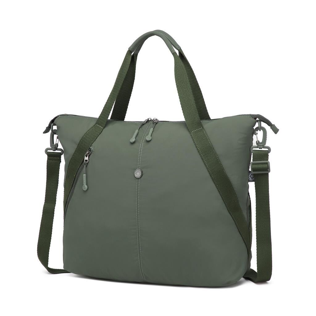 Smart Bags Mikro Poly Kumaş Büyük Boy Kadın Omuz Çantası 3335 Haki