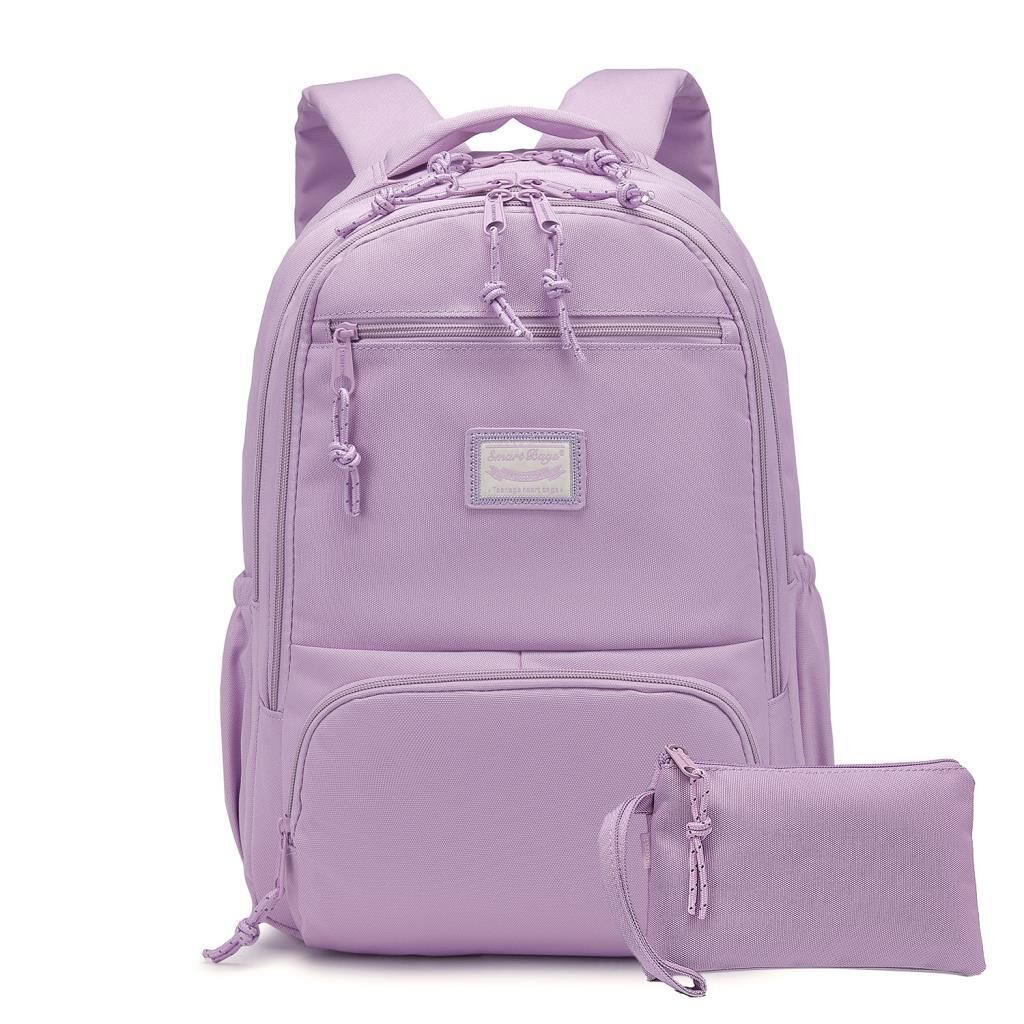 Smart Bags Sırt Çantası Okul Boyu Kalem Kutusu Hediyeli 3196 Lila