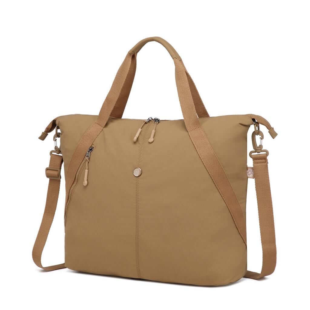 Smart Bags Mikro Poly Kumaş Büyük Boy Kadın Omuz Çantası 3335 A.Kahve