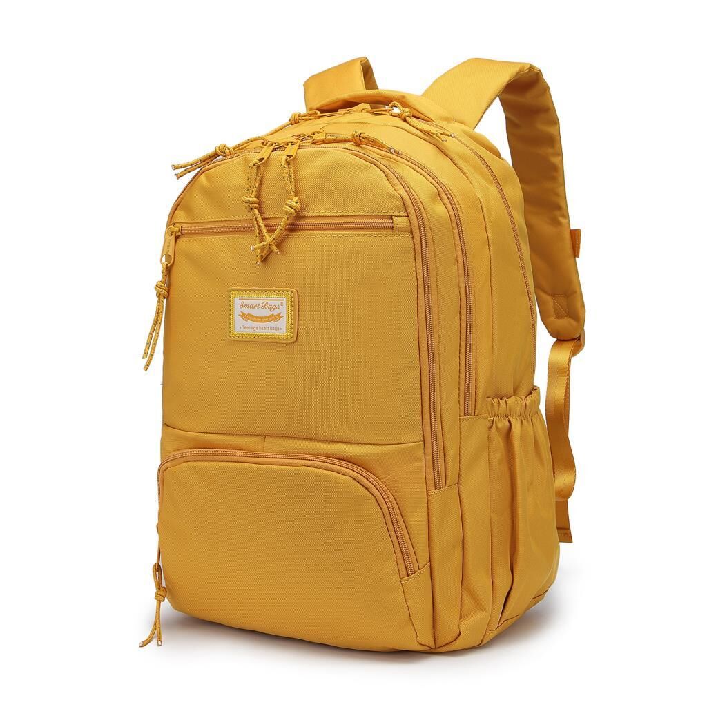 Smart Bags Sırt Çantası Okul Boyu Kalem Kutusu Hediyeli 3196 Hardal